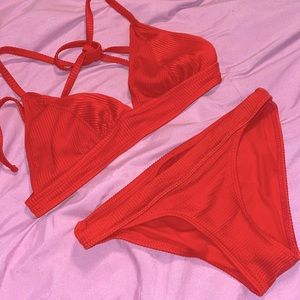 Red Orange Bikini